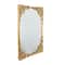 Gold Wood Carved Acanthus Floral Wall Mirror 30" x 2" x 41"